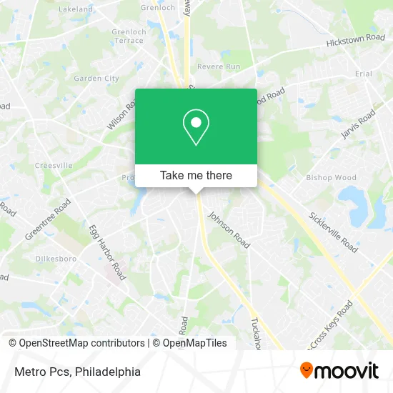 Metro Pcs map