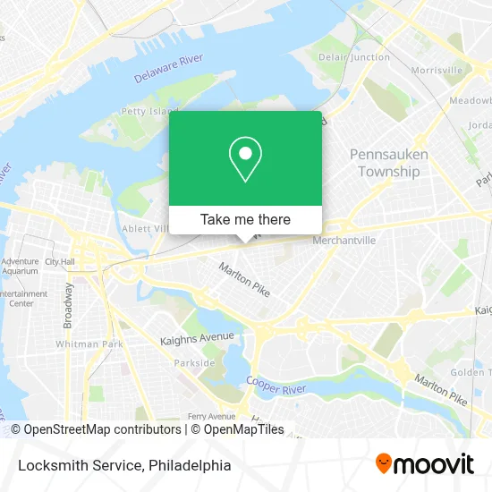Locksmith Service map
