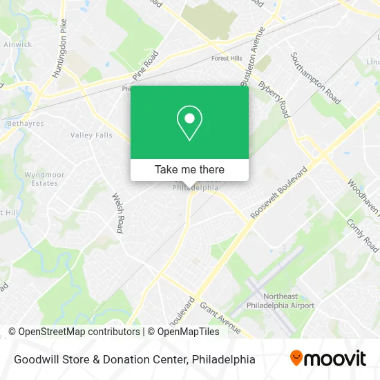Goodwill Store & Donation Center map