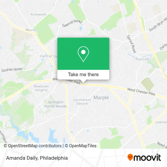 Amanda Daily map