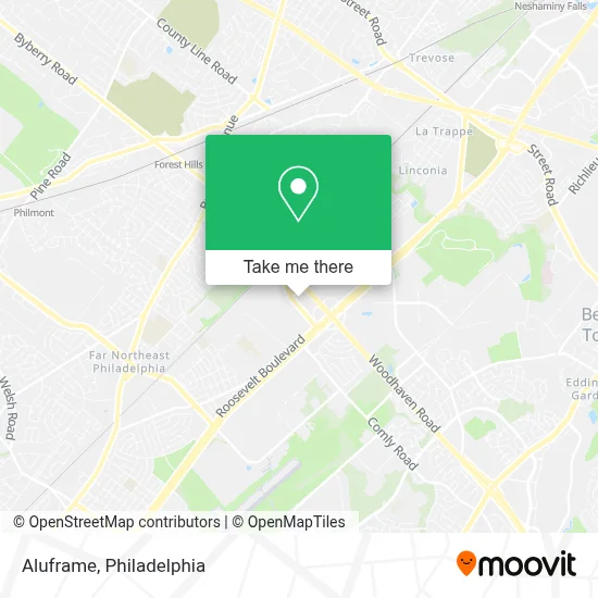 Aluframe map