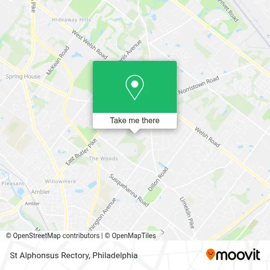 St Alphonsus Rectory map
