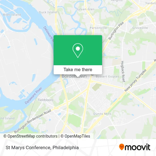 St Marys Conference map
