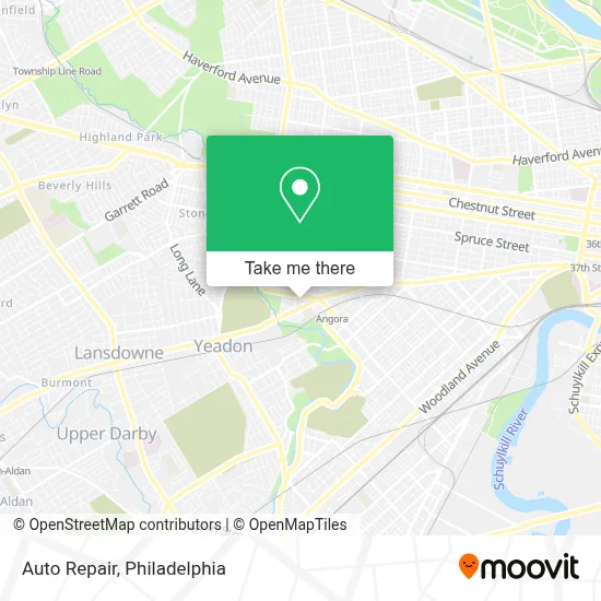Auto Repair map