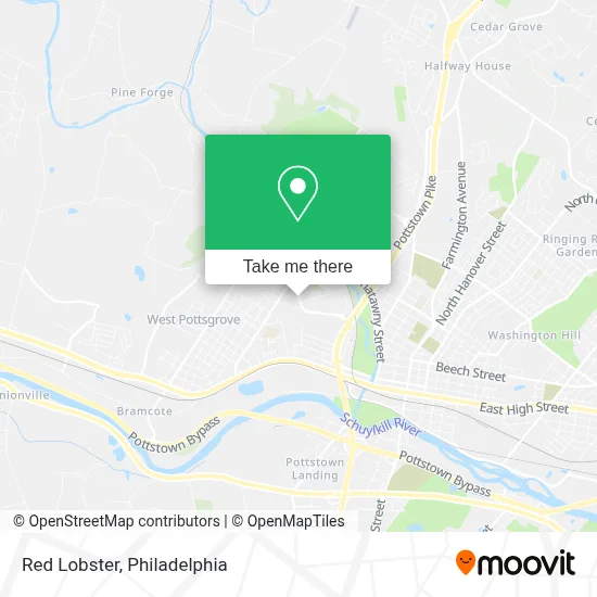Red Lobster map