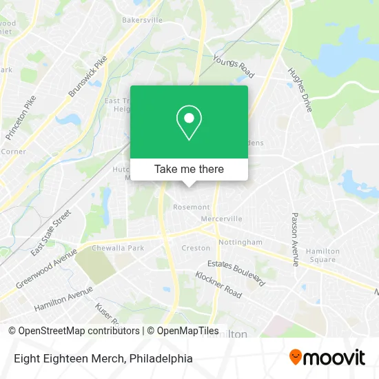 Eight Eighteen Merch map
