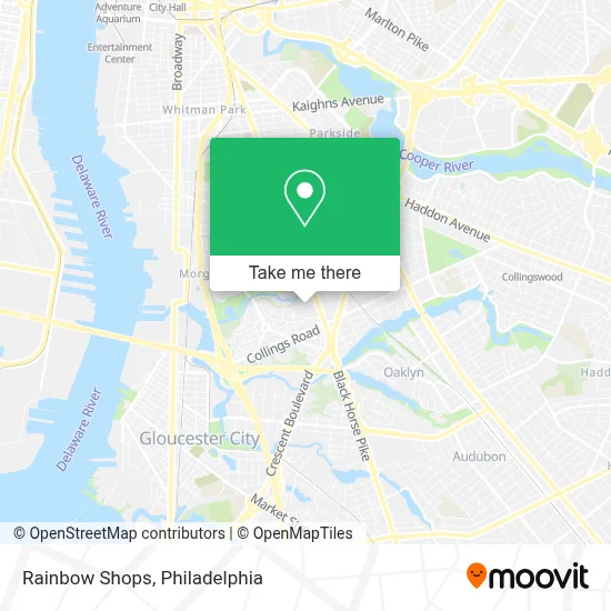 Rainbow Shops map