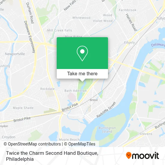Twice the Charm Second Hand Boutique map