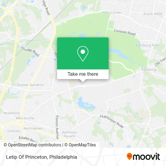 Letip Of Princeton map