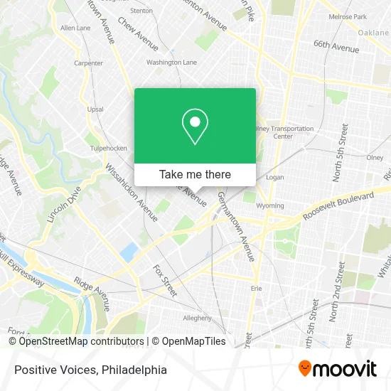 Positive Voices map