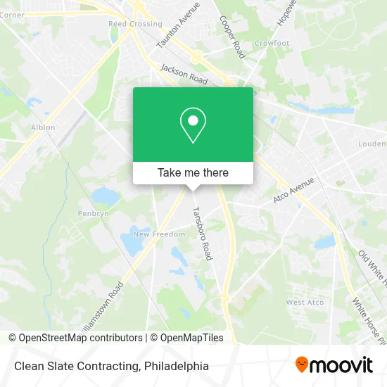 Clean Slate Contracting map