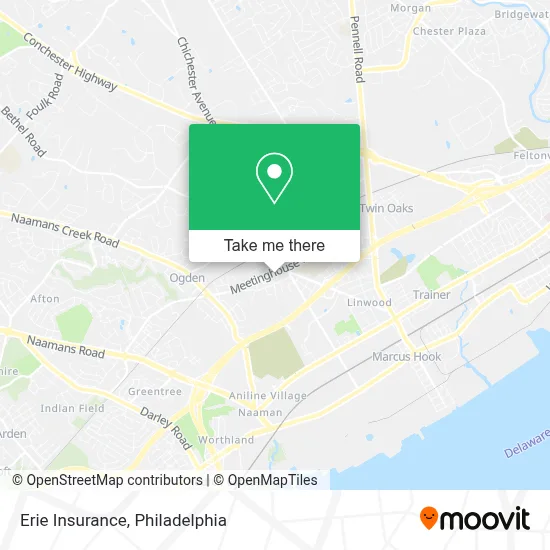 Erie Insurance map