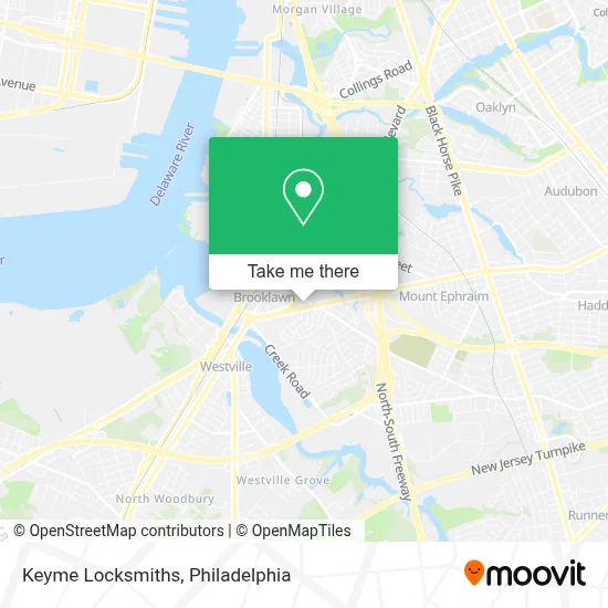 Keyme Locksmiths map