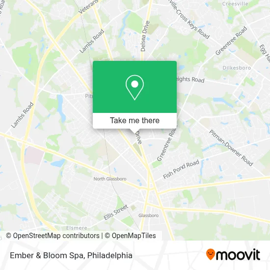 Ember & Bloom Spa map