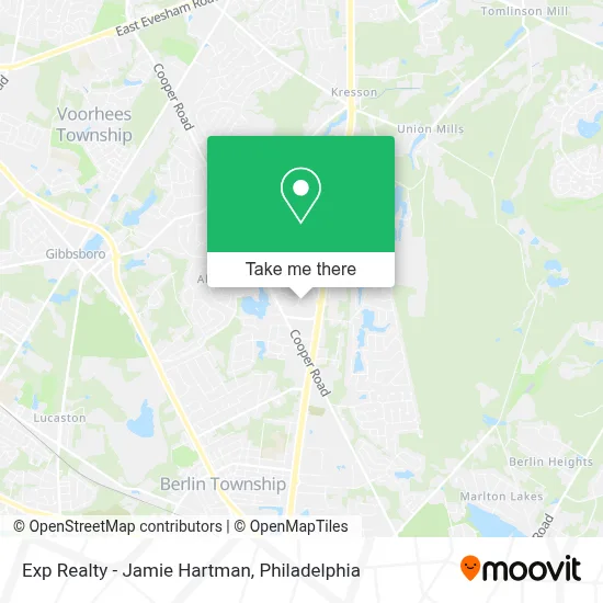 Exp Realty - Jamie Hartman map