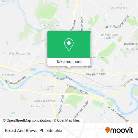 Bread And Brews map