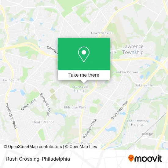 Rush Crossing map