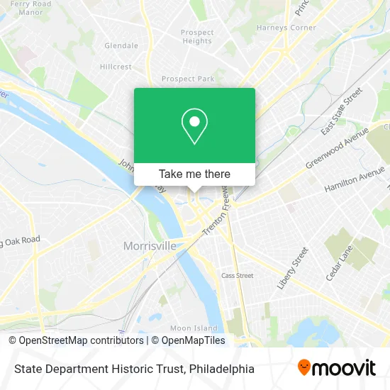 State Department Historic Trust map