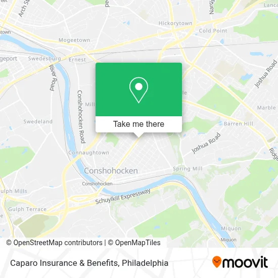 Caparo Insurance & Benefits map