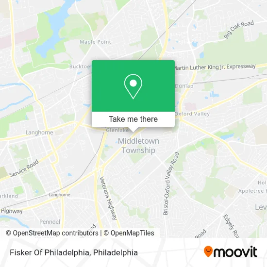 Fisker Of Philadelphia map