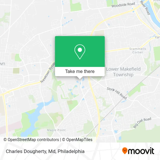 Charles Dougherty, Md map