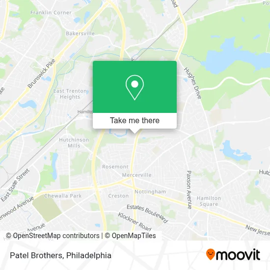 Patel Brothers map