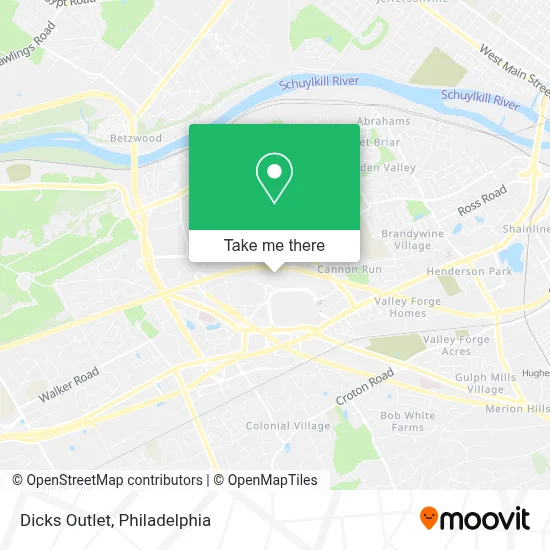 Dicks Outlet map