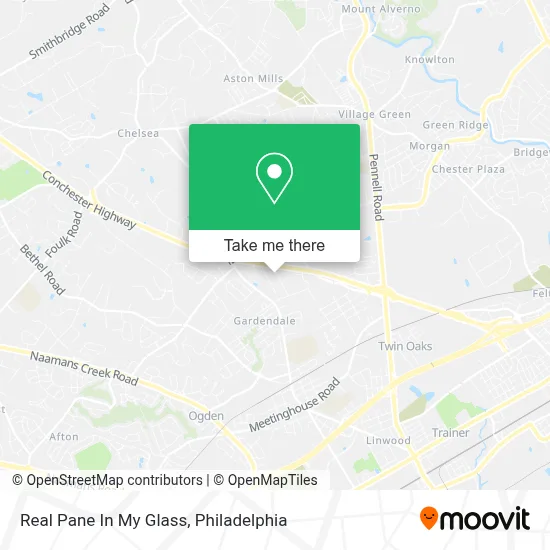 Real Pane In My Glass map