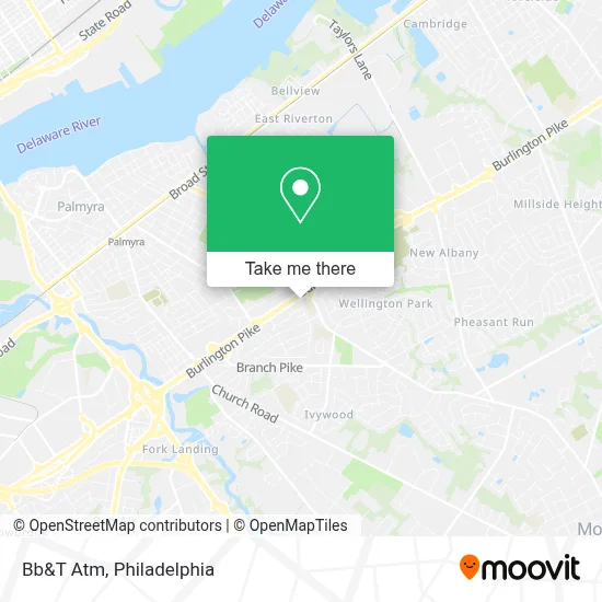 Bb&T Atm map