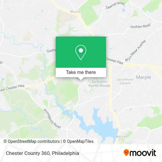 Chester County 360 map