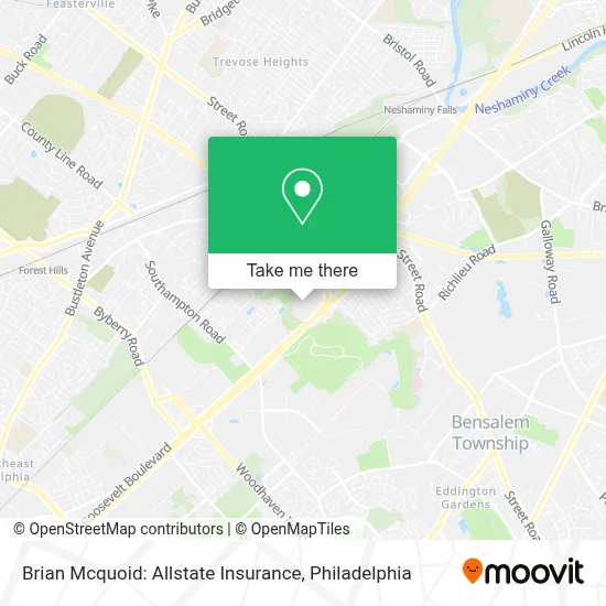 Brian Mcquoid: Allstate Insurance map