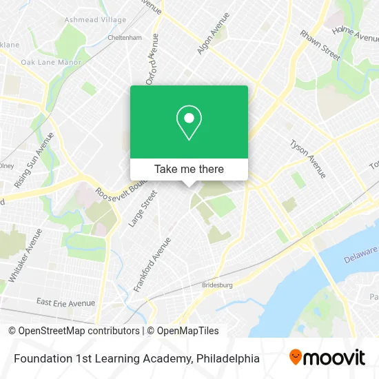 Foundation 1st Learning Academy map