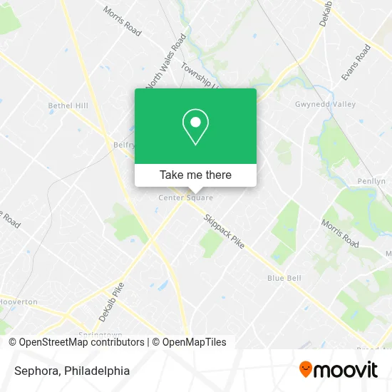 Sephora map