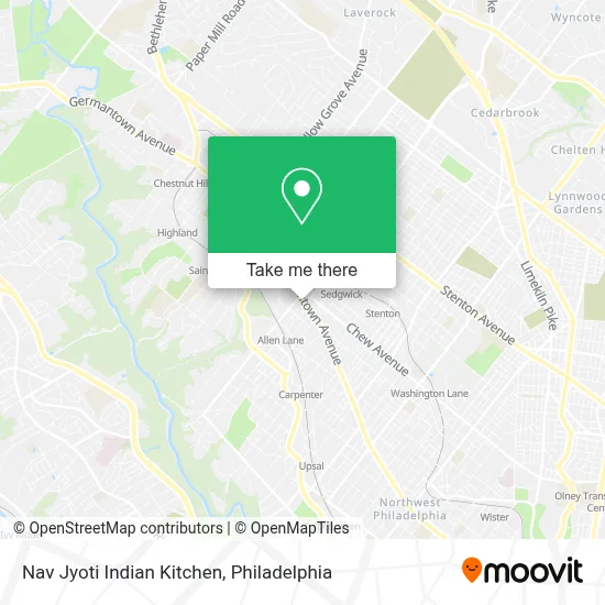 Nav Jyoti Indian Kitchen map