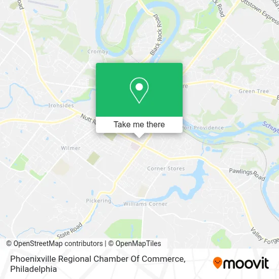 Phoenixville Regional Chamber Of Commerce map