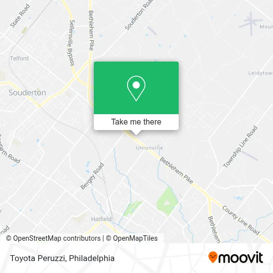 Toyota Peruzzi map