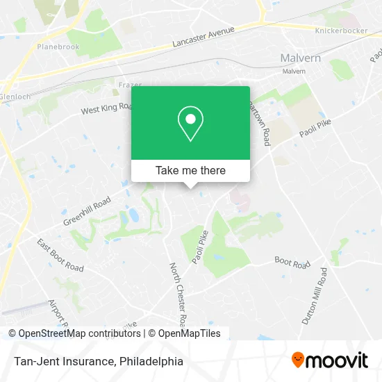 Tan-Jent Insurance map