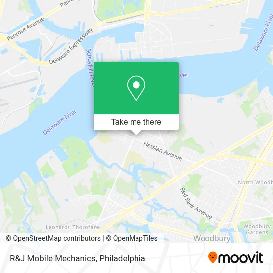 R&J Mobile Mechanics map