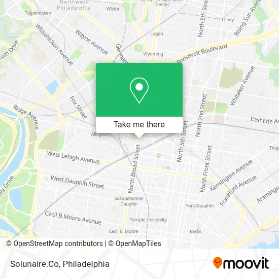 Solunaire.Co map