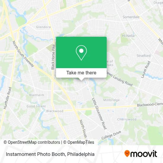 Instamoment Photo Booth map