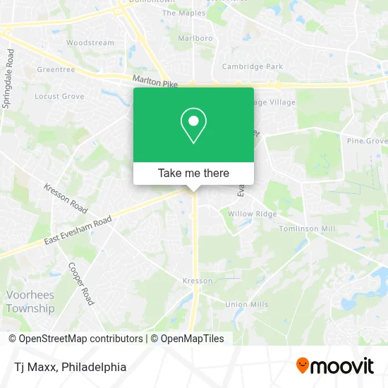 Tj Maxx map