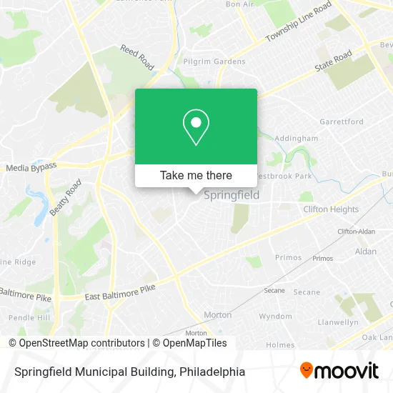 Springfield Municipal Building map
