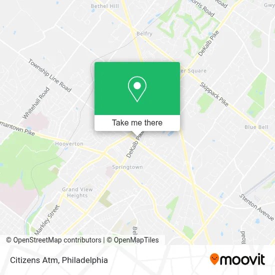 Citizens Atm map