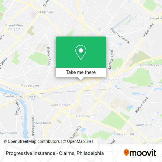 Progressive Insurance - Claims map
