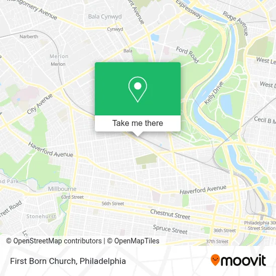First Born Church map