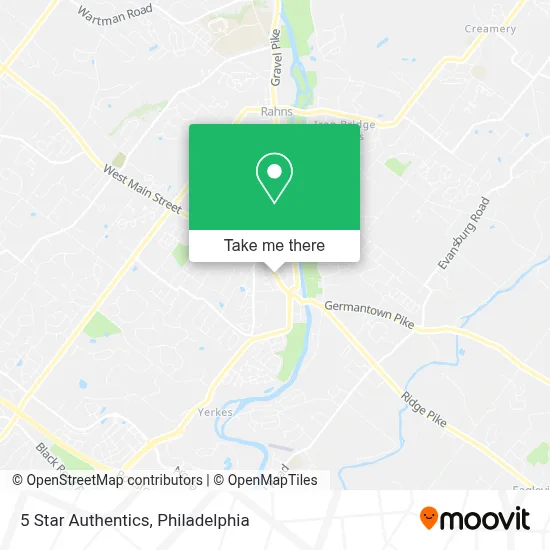 5 Star Authentics map