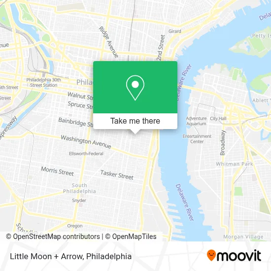 Little Moon + Arrow map