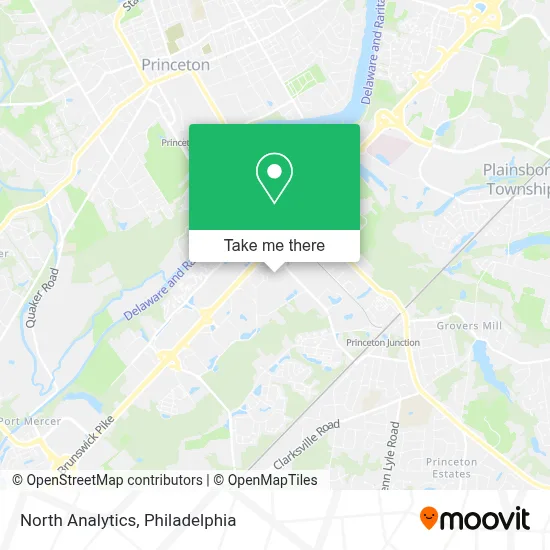North Analytics map