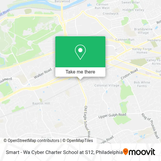 Smart - Wa Cyber Charter School at S12 map