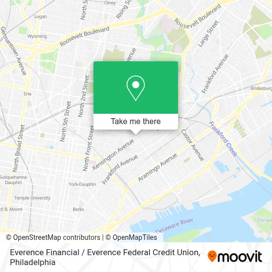 Everence Financial / Everence Federal Credit Union map